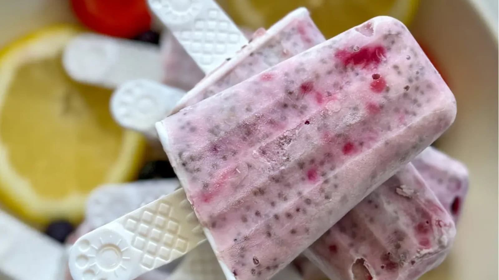 Creamy smoothie popsicles made for a refreshing post-workout snack.