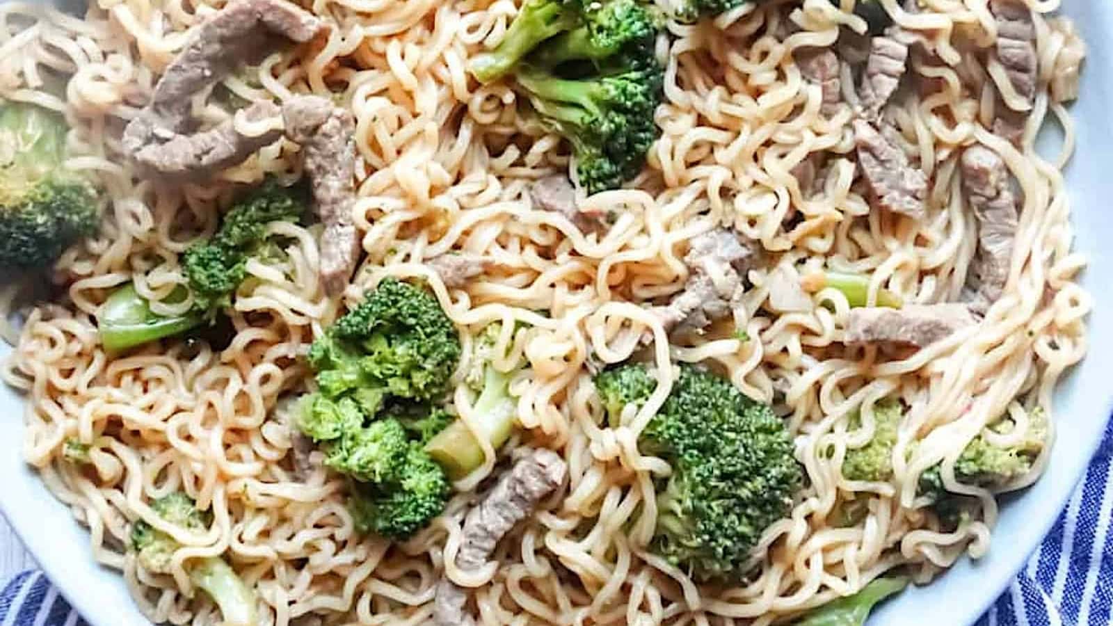 Tender beef and broccoli cooked in a savory sauce in the Instant Pot.